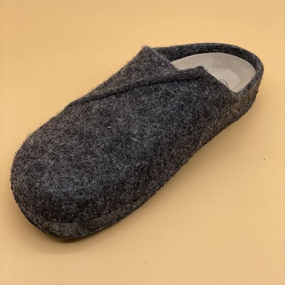 Taos Wool Slip on Slippers Mule Clog Lined Comfort Women’s US 8.5 Charcoal Grey - Picture 1 of 16